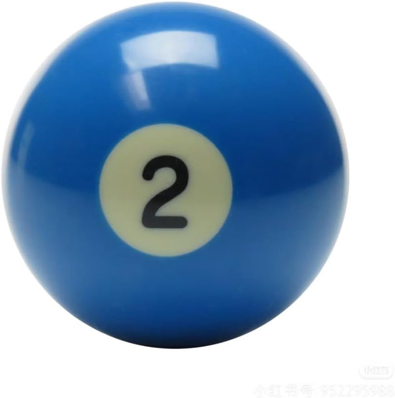 Ovewibi Replacement Billiards Ball Set, 1-1/2" Mini Size, 1.5 Inch, Replacement Balls with Cue Ball & Billiard #8 Ball, Billiards Ball Accessories - Image 1